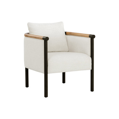 Sunpan Wilder Lounge Chair - Heather Ivory Tweed