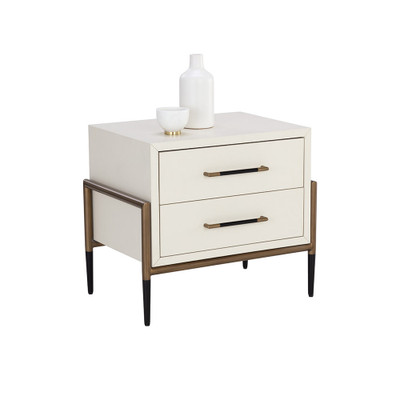 Sunpan Weldrick Nightstand - Oyster
