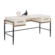 Sunpan Weldrick Desk - Oyster