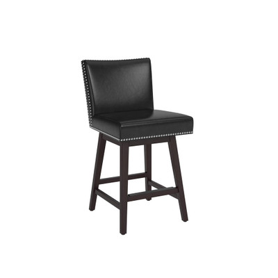 Sunpan Vintage Swivel Counter Stool - Coal Black