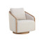 Sunpan Tasia Swivel Lounge Chair - Effie Linen