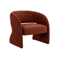 Sunpan Rosalia Lounge Chair - Meg Rust
