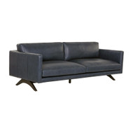 Sunpan Rogers Sofa - Cortina Ink Leather