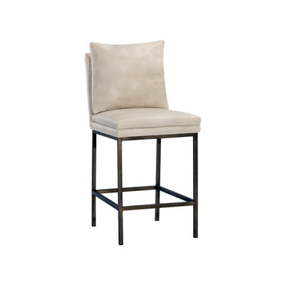 Sunpan Paige Counter Stool - Bravo Cream