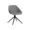 Sunpan Mccoy Swivel Dining Chair - November Grey / Nightfall Black