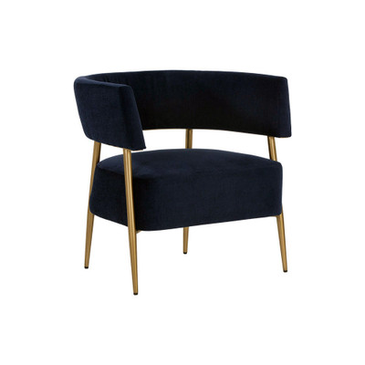 Sunpan Maestro Lounge Chair - Danny Navy