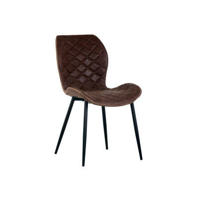 Sunpan Lyla Dining Chair - Black - Antique Brown - Set Of 2