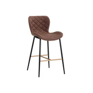 Sunpan Lyla Counter Stool - Antique Brown - Set Of 2