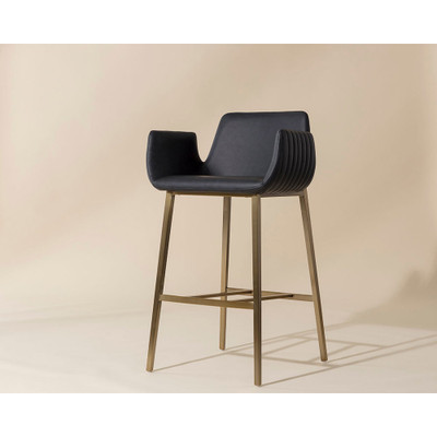 Sunpan Lucano Barstool - Bravo Black