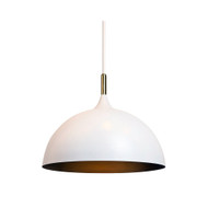 Sunpan Lohn Pendant Light - Matte White
