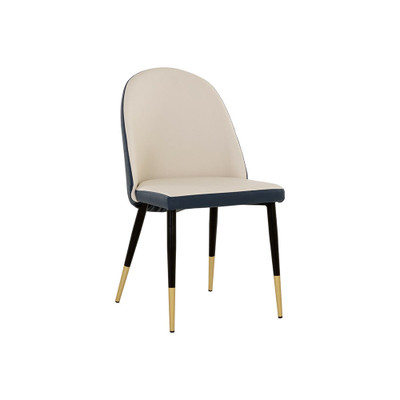 Sunpan Kline Dining Chair - Dillon Cream / Dillon Thunder