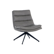Sunpan Keller Swivel Lounge Chair - Missouri Stone Leather