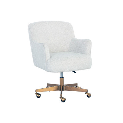 Sunpan Karina Office Chair - Copenhagen White