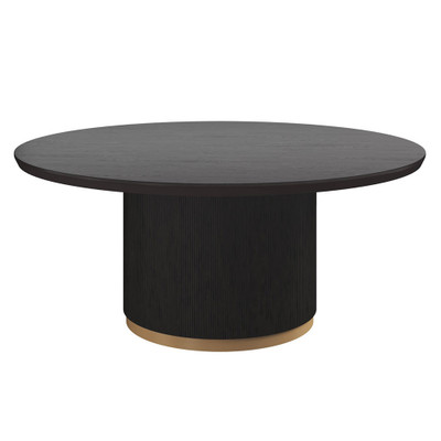 Sunpan Kalla Dining Table - Round - Charcoal - 68"