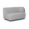 Sunpan Jaclyn Modular - Right Armchair - Egypt Light Grey / Danny Medium Grey