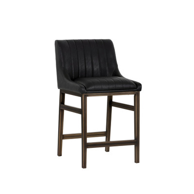 Sunpan Halden Counter Stool - Vintage Black