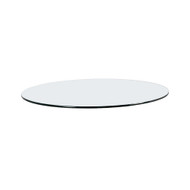 Sunpan Glass Dining Table Top - Round - Clear - 59"