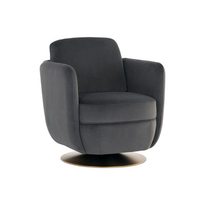 Sunpan Gilley Swivel Lounge Chair - Meg Ash