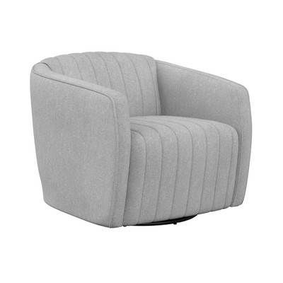 Sunpan Garrison Swivel Lounge Chair - Liv Dove