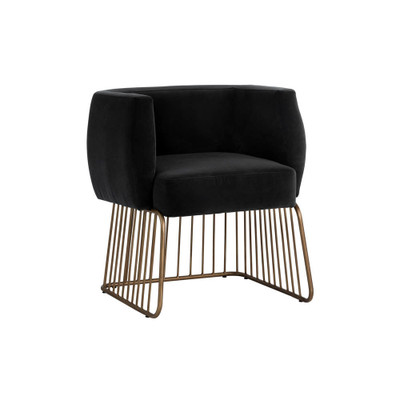 Sunpan Gala Dining Armchair - Shadow Grey