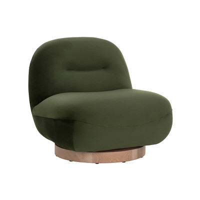 Sunpan Franze Swivel Lounge Chair - Moss Green