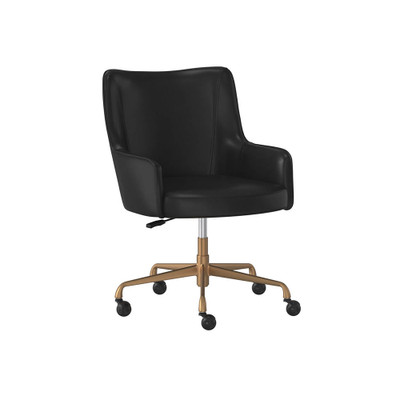 Sunpan Franklin Office Chair - Vintage Black