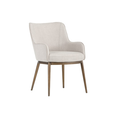 Sunpan Franklin Dining Armchair - Beige Linen