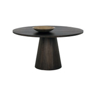 Sunpan Elina Dining Table - Round - Brown Oak - 54"