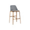 Sunpan Dover Barstool - Napa Stone / Polo Club Stone