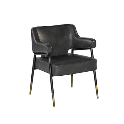 Sunpan Derome Dining Armchair - Bravo Portabella