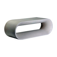 Sunpan Capsule Bench - White