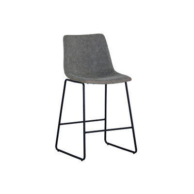 Sunpan Cal Counter Stool - Antique Grey - Set Of 2