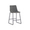 Sunpan Cal Counter Stool - Antique Grey - Set Of 2
