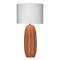 Jamie Young Beckham Leather Table Lamp - Tan