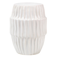 Jamie Young Algae Ceramic Side Table - White