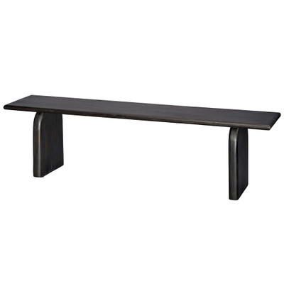 Jamie Young Arc Mango Wood Bench - Black
