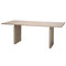 Jamie Young Arc Mango Wood Dining Table - Light Bleach