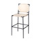Jamie Young Asher Leather Bar Stool - White