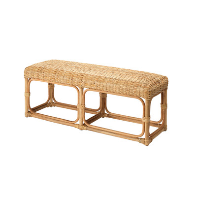 Jamie Young Avery Rattan Bench - Natural