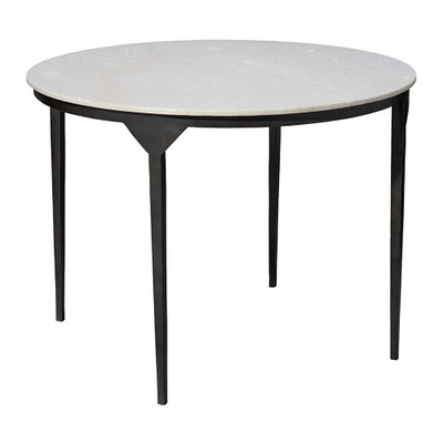 Jamie Young Dante Marble And Metal Dining Table