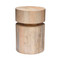 Jamie Young Dylan Wood Round Side Table - White Wash