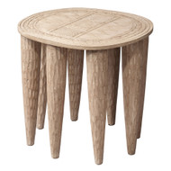 Jamie Young Naga Mango Wood Side Table - Natural