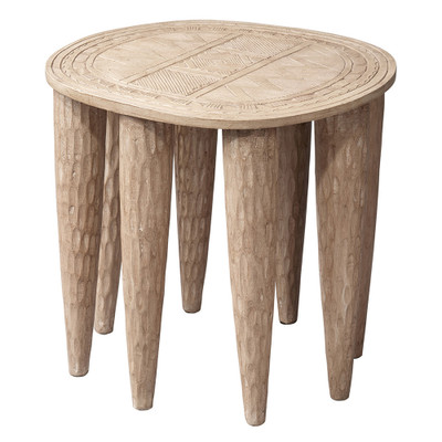 Jamie Young Naga Mango Wood Side Table - Natural