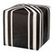 Jamie Young Nantucket Criss Cross Hide Ottoman