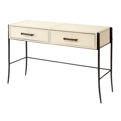 Jamie Young Nevado Leather Console Table