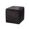 Jamie Young Espresso Hair On Hide Ottoman - Small