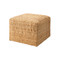 Jamie Young Lg Ottoman Natural Rattan