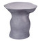 Jamie Young Sculpt Fiber Glass Side Table - Steel Grey
