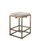 Jamie Young Shelby Hide Counter Stool - White