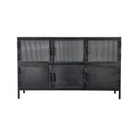 Jamie Young Vitrino 6 Door Iron Console